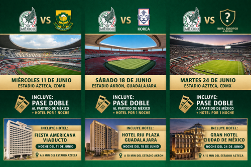 Sorteo 3 pases dobles y balón oficial del mundial