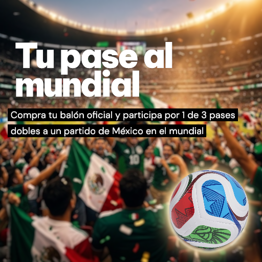 Sorteo 3 pases dobles y balón oficial del mundial